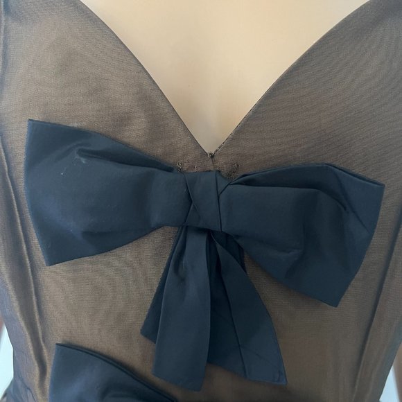 ISABELLE ALLARD chocolate dress with bows, size 40 🎀✨ - Picture 8 of 16